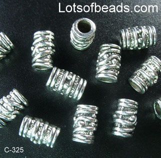 Bali Style Tube Bead